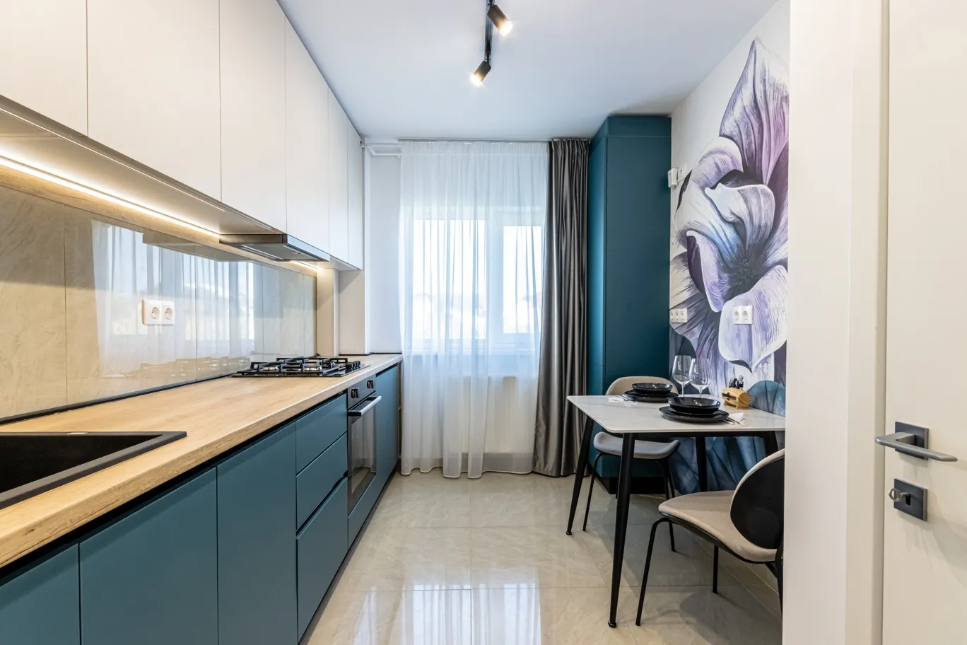 Petrol Blue Contemporary