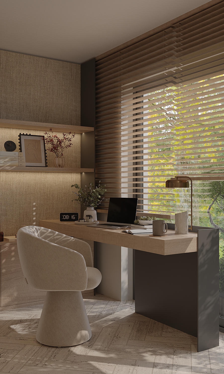 Cadru 8 din Open-space in nuante naturale