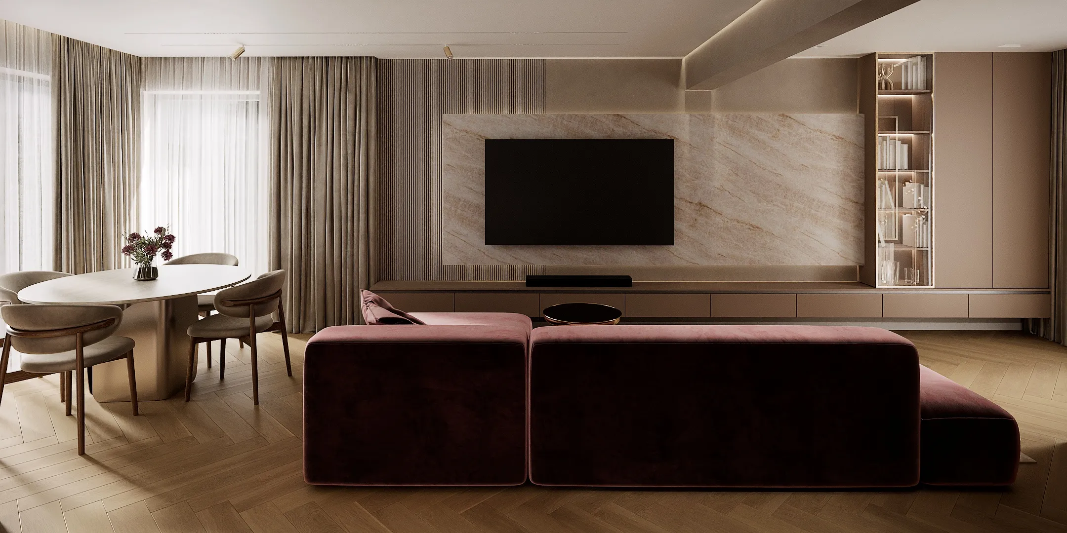 Cadru 4 din Minimalist Mid-Century Apartment