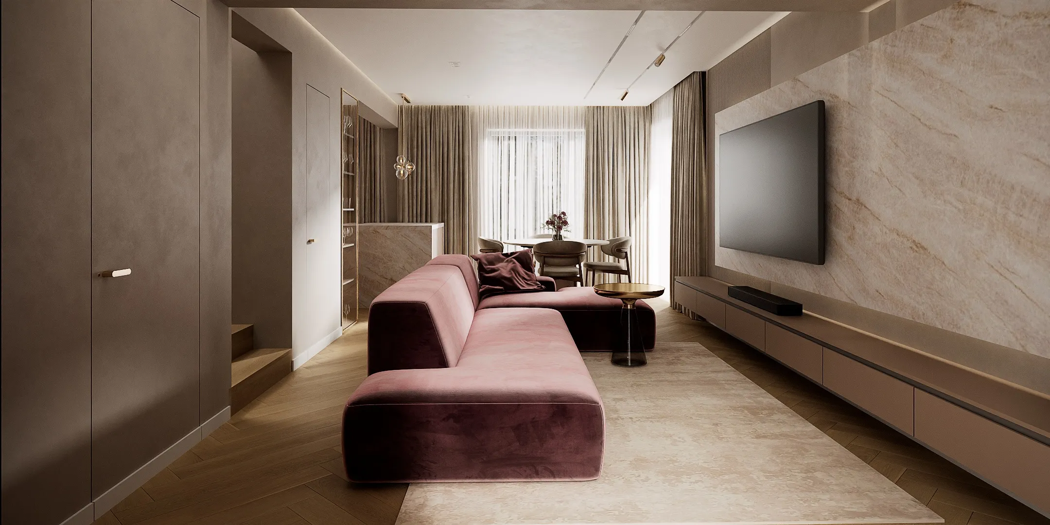 Cadru 3 din Minimalist Mid-Century Apartment
