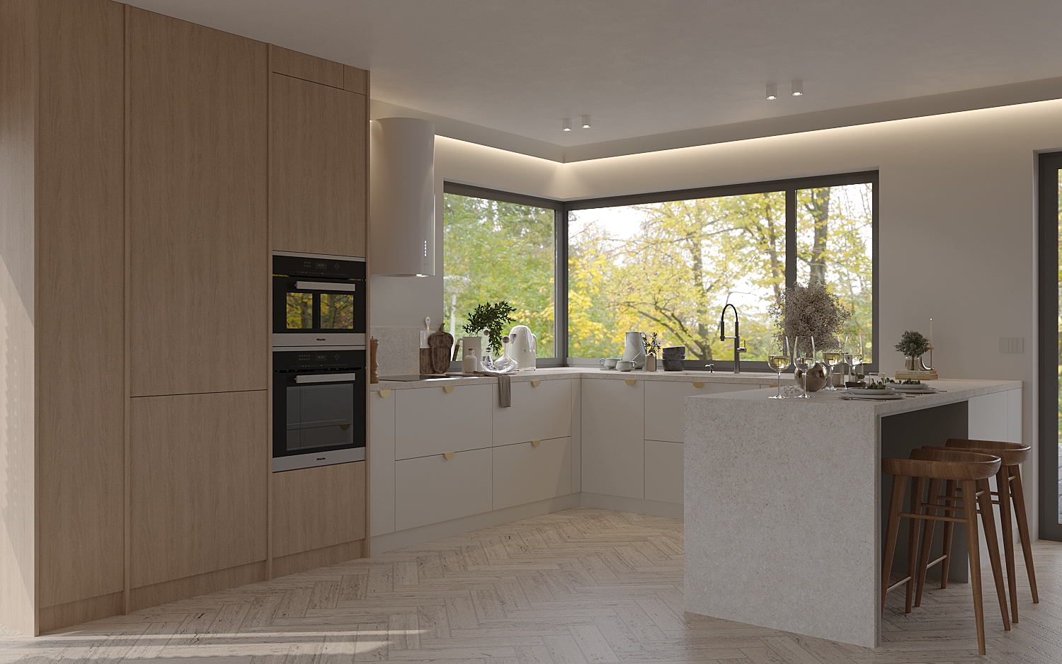 Cadru 2 din Open-space in nuante naturale