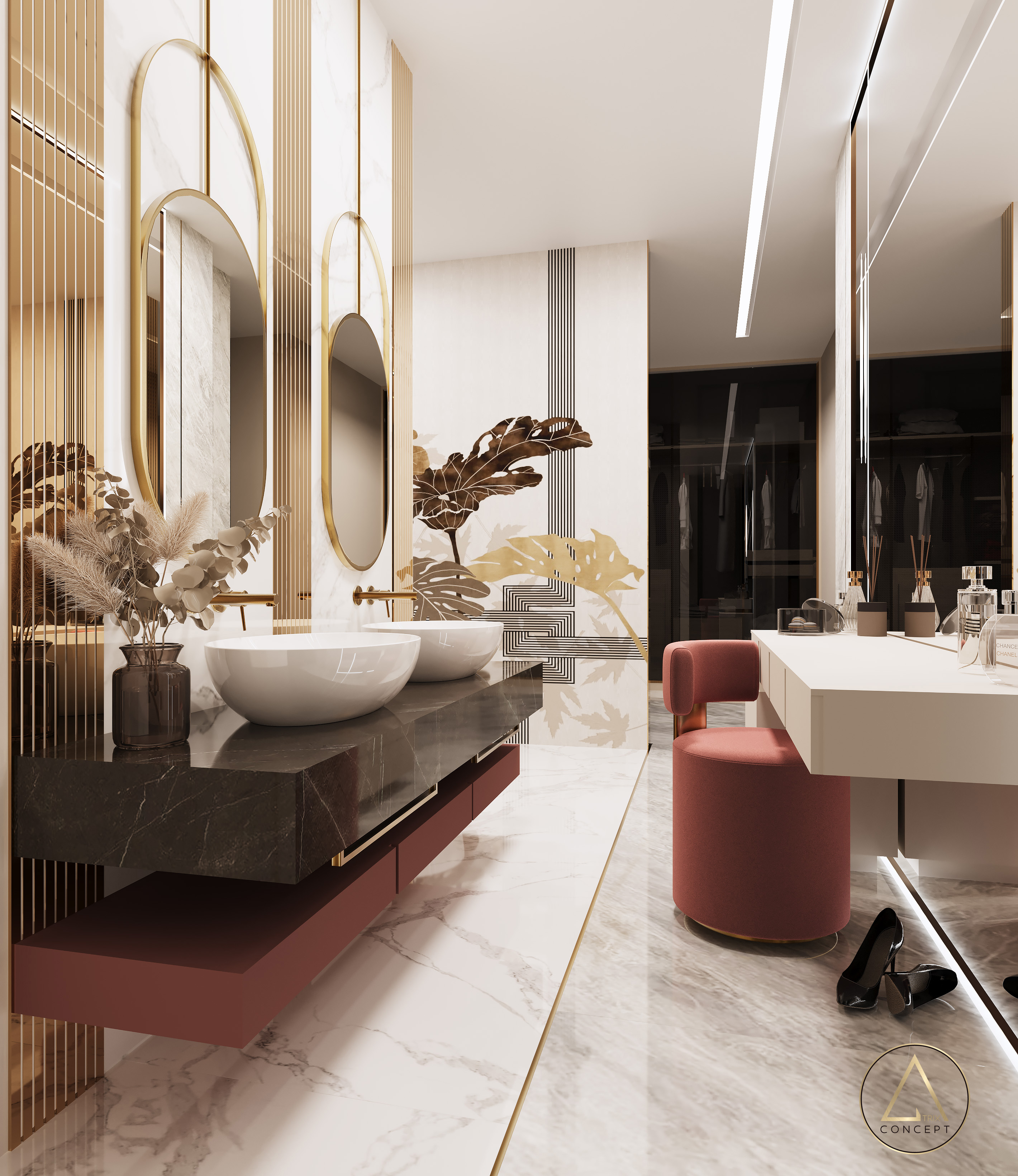 Casă în stil Contemporan Luxury