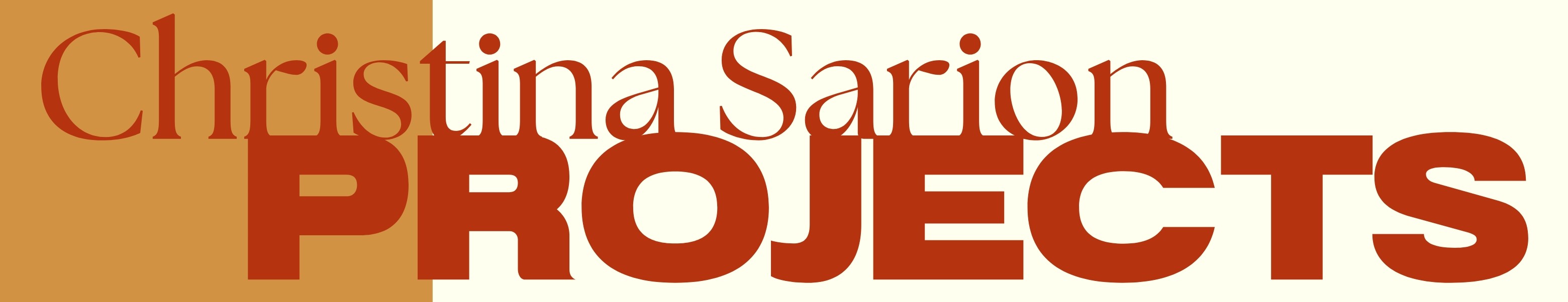 Logo Christina Sarion Projects